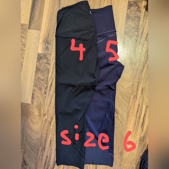 Lululemon crops and leggings lot size 6 - Picture 2 of 4